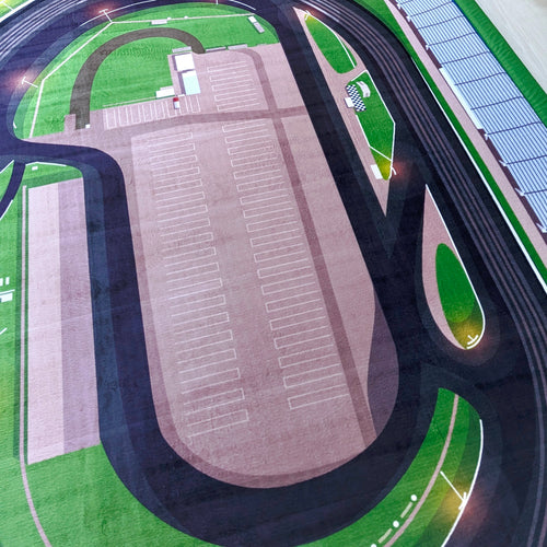 National Speedway Medium Mat | Speedway Race Track Play Mat for Kids