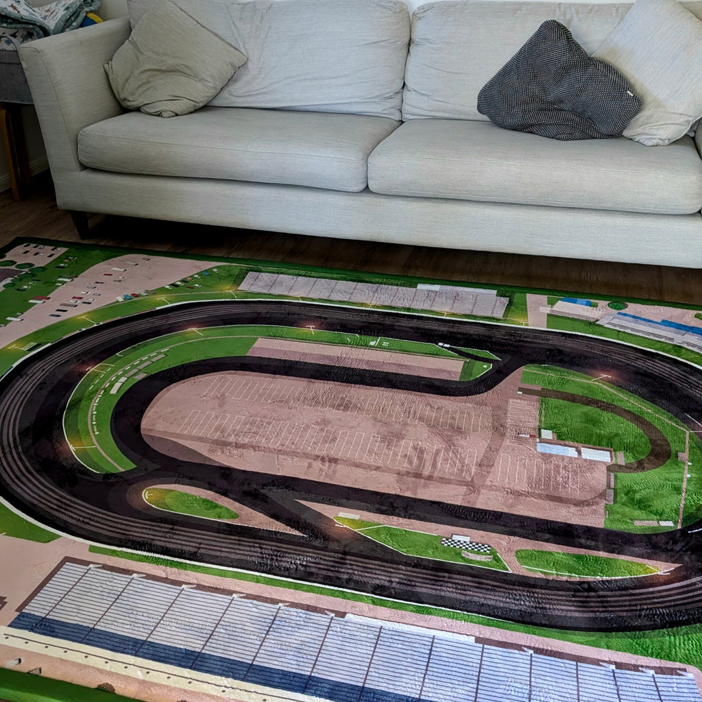 National Speedway Mega Mat | Speedway Race Track Play Mat for Kids