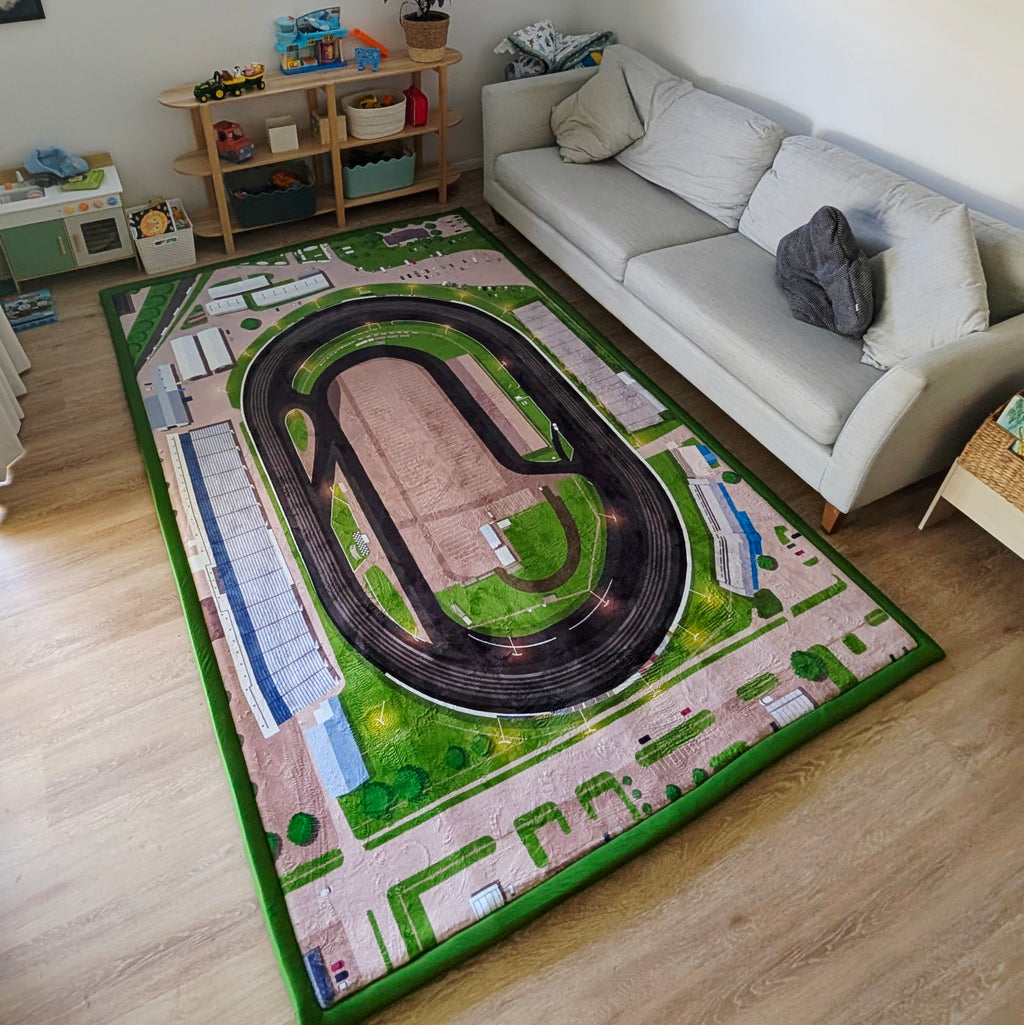 National Speedway Mega Mat | Speedway Race Track Play Mat for Kids