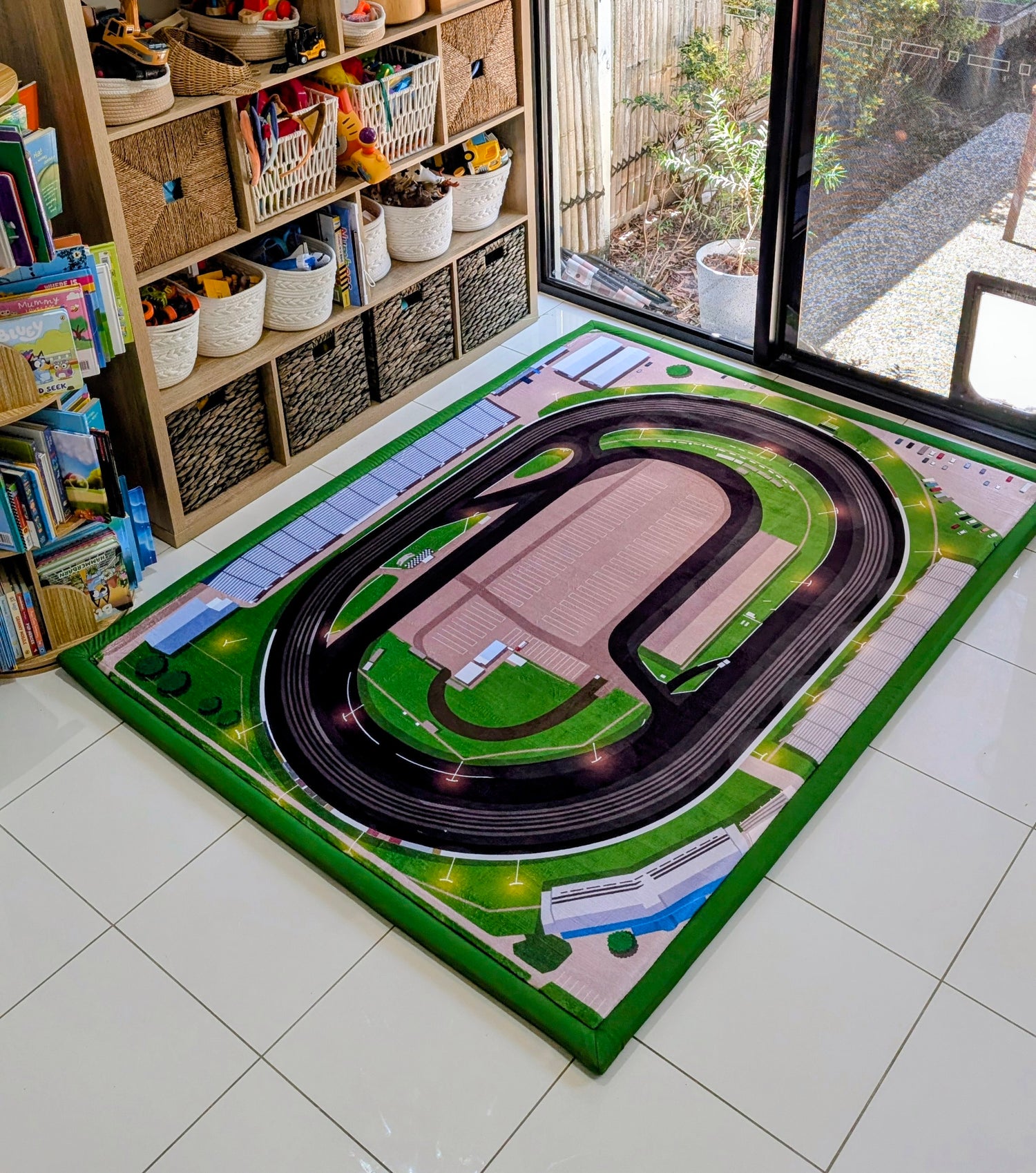 Speedway Mat for safe soft kids play Australia