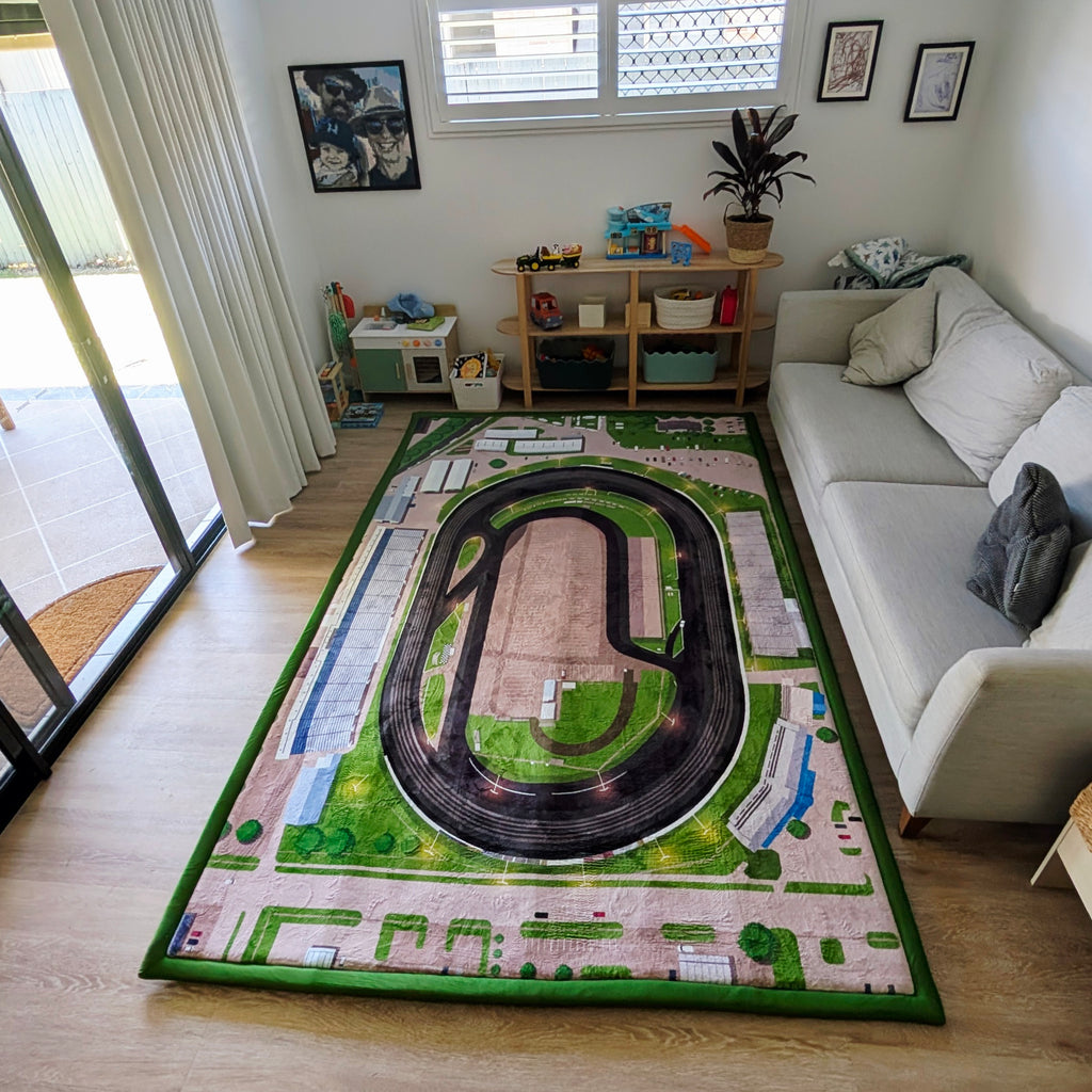National Speedway Mega Mat | Speedway Race Track Play Mat for Kids