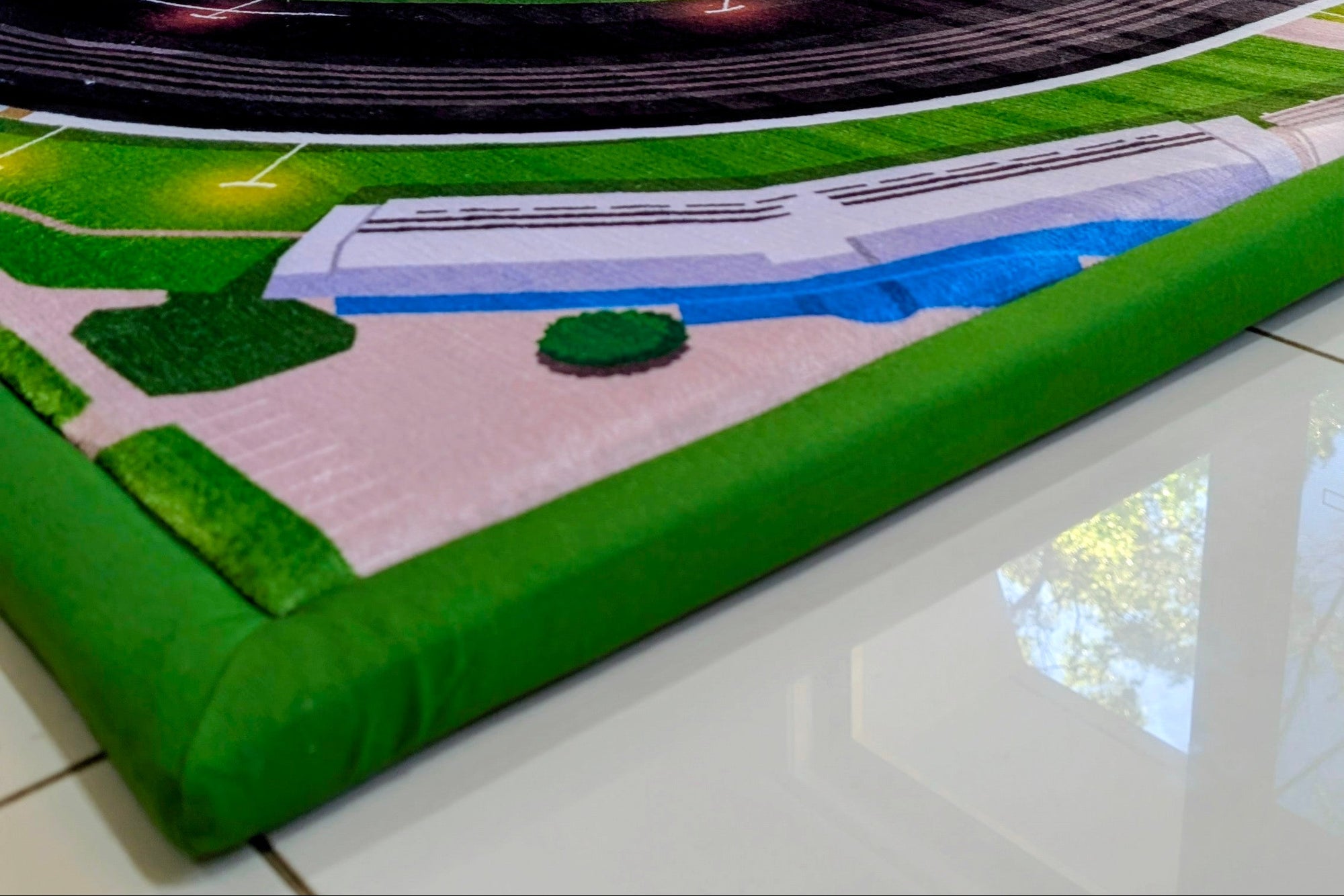 sprintcar track play mat close-up