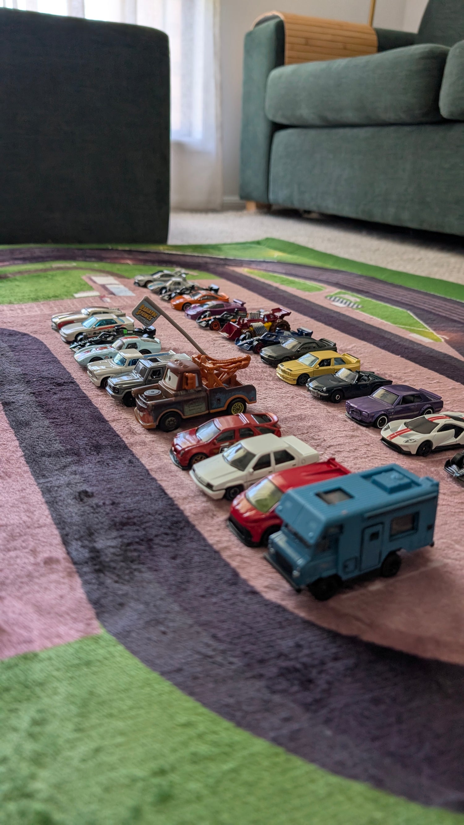 fast racing play mat