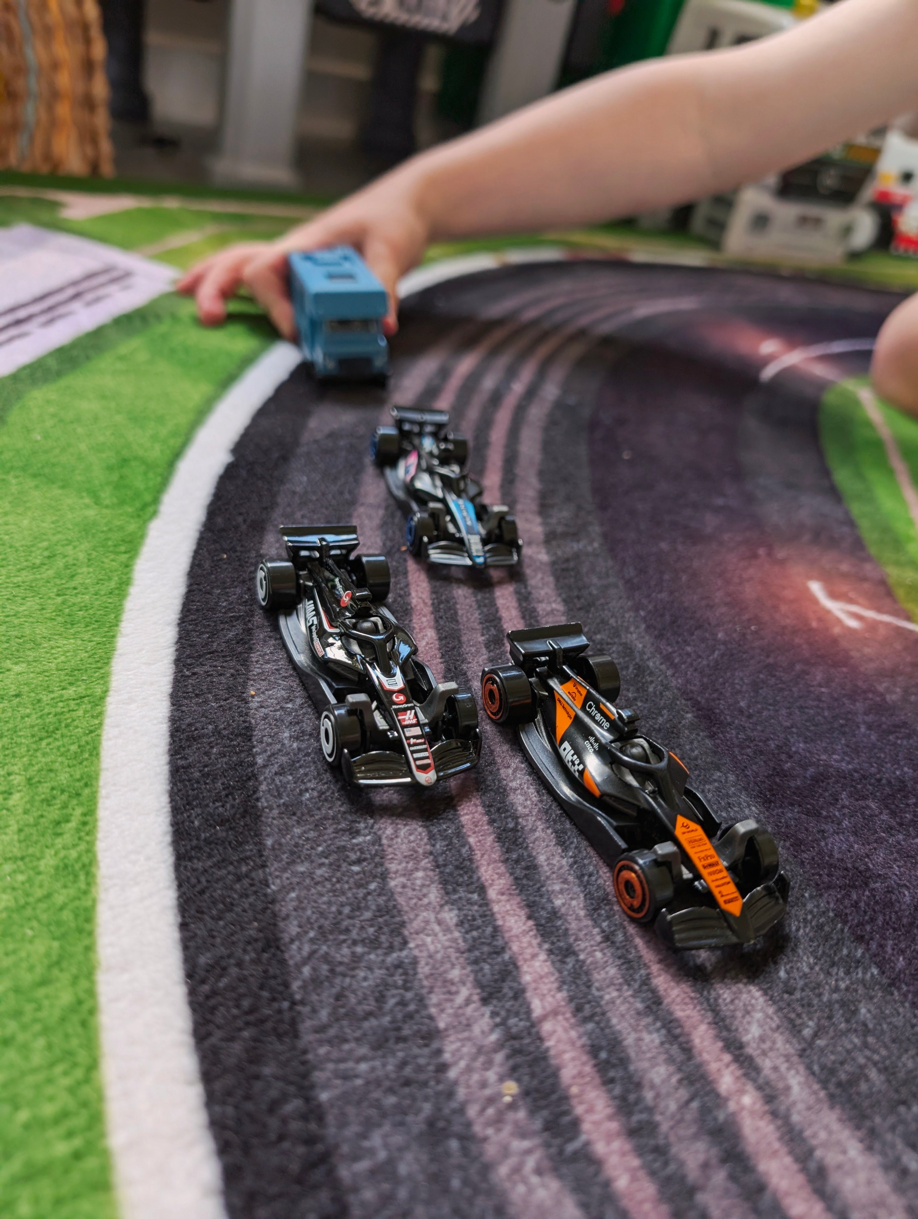 National Speedway Medium Mat | Speedway Race Track Play Mat for Kids